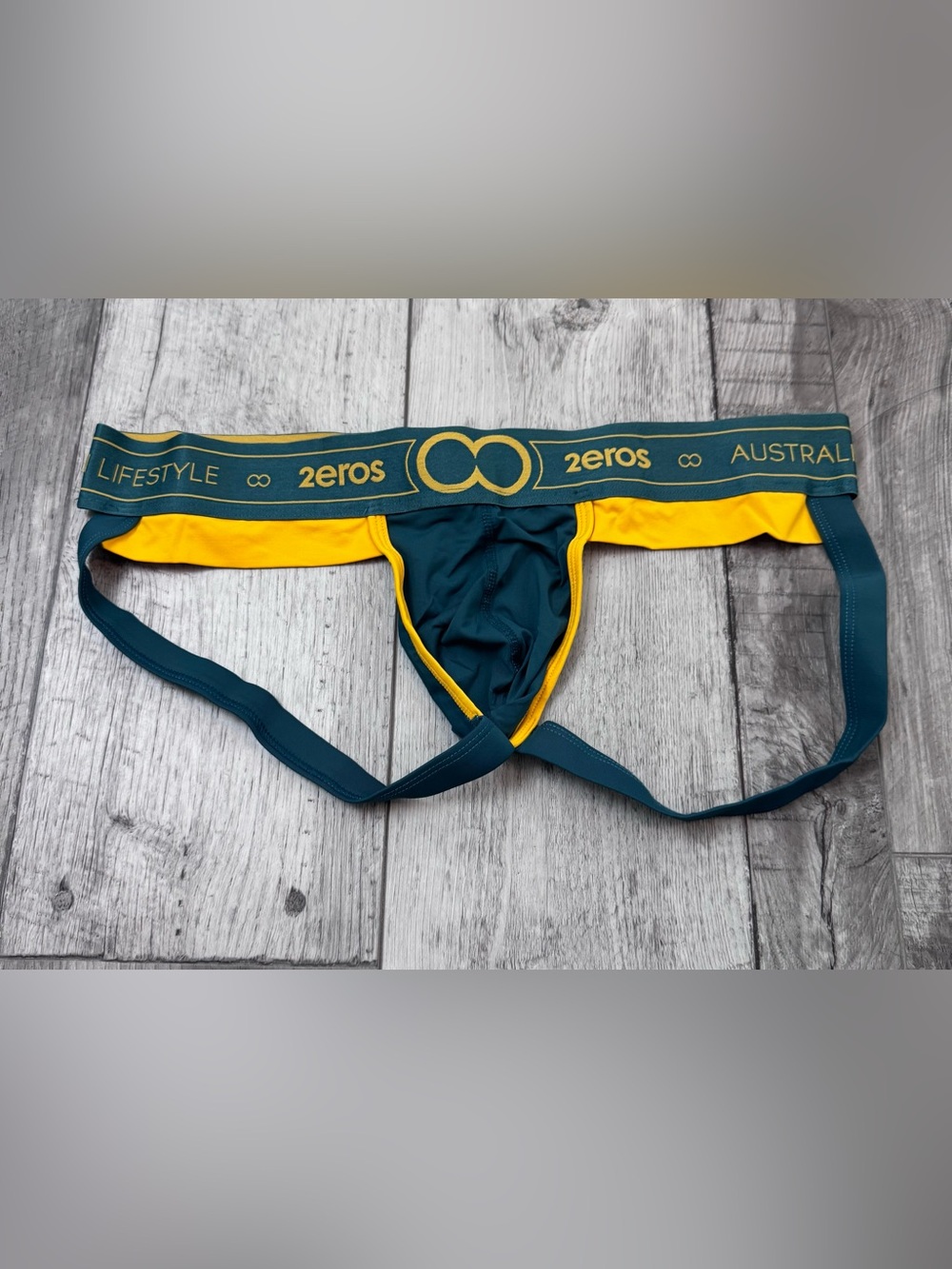 2EROS Kratos Jockstrap Golden Forest Green XL